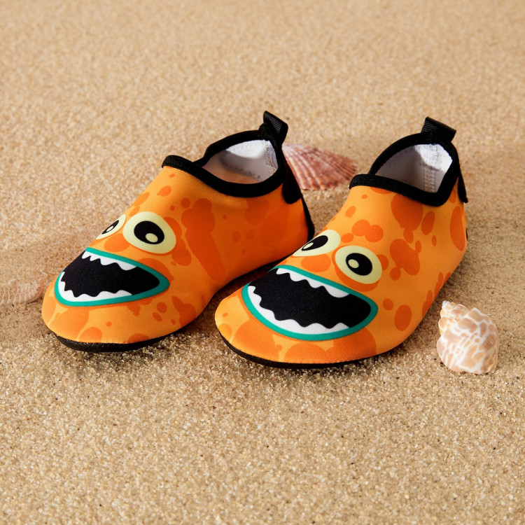 Πορτοκαλί Παιδικά αντιολισθητικά παπούτσια για την θάλασσα