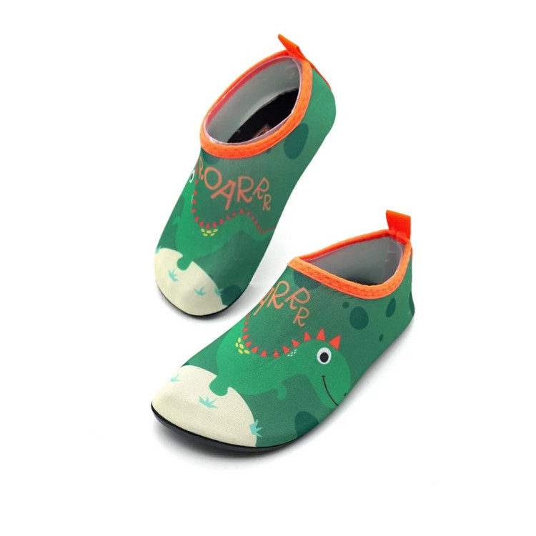 Παιδικά αντιολισθητικά παπούτσια Dino-Πράσινα