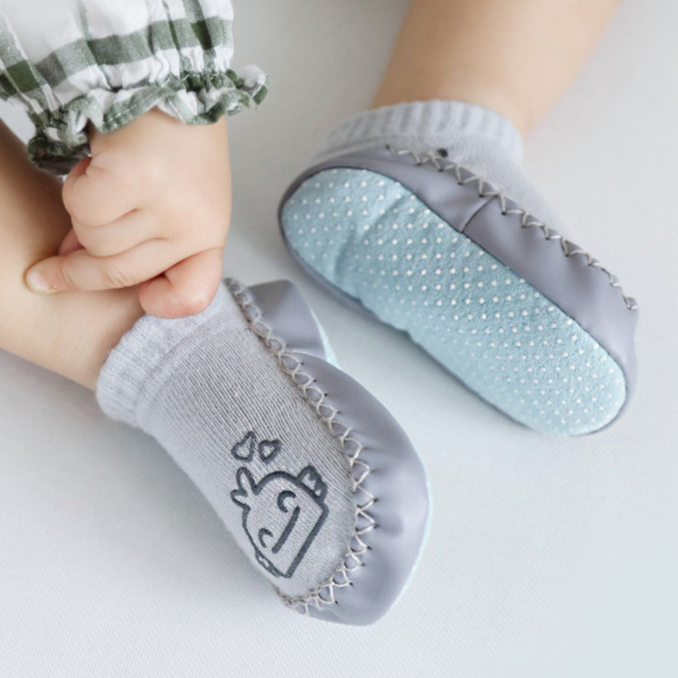 Αντιολισθητικά παντοφλοκαλτσάκια Γκρι