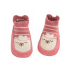 Βρεφικά αντιολισθητικά καλτσάκια Σκούρο Ροζ