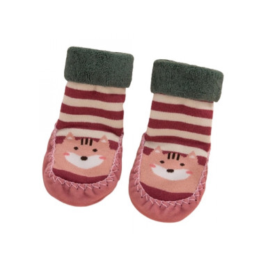 Βρεφικά αντιολισθητικά καλτσάκια Κόκκινα