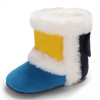Μπλε Παιδικά μποτάκια με γούνα