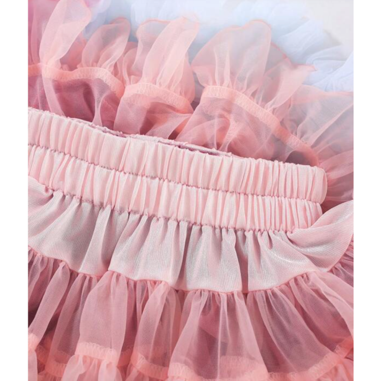 Φούστα Παιδική tutu - Πολύχρωμη ροζ