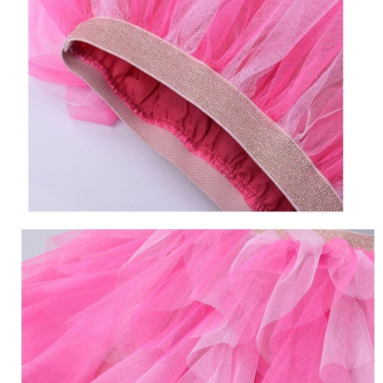 Φούστα Παιδική tutu - Λευκή - Ροζ