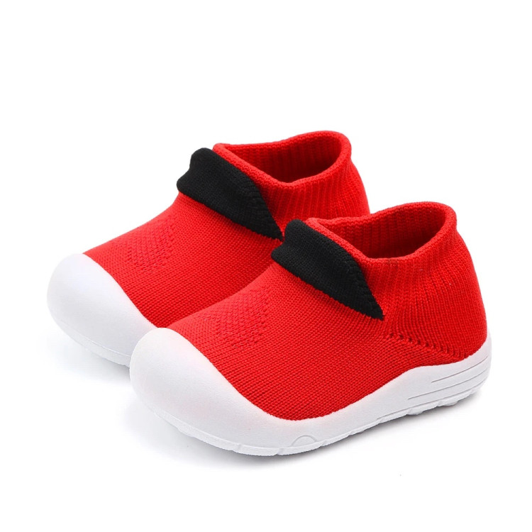 Βρεφικά αντιολισθητικά Παπουτσάκια Κόκκινα