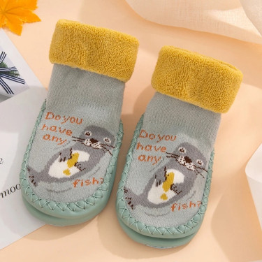 Βρεφικά αντιολισθητικά καλτσάκια Μικρή Φώκια