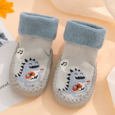 Βρεφικά αντιολισθητικά καλτσάκια Δεινοσαυράκι 