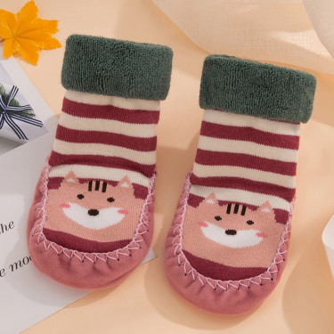 Βρεφικά αντιολισθητικά καλτσάκια Κόκκινα