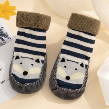 Βρεφικά αντιολισθητικά καλτσάκια Γκρι
