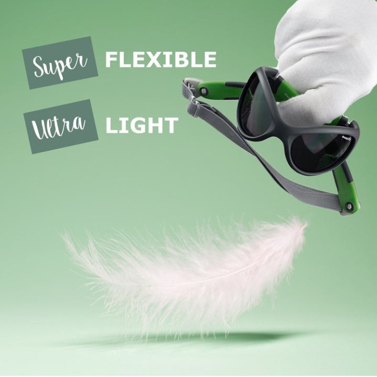 Παιδικά Γυαλιά Ηλίου Mausito The Surfer - Μαύρο Πράσινο