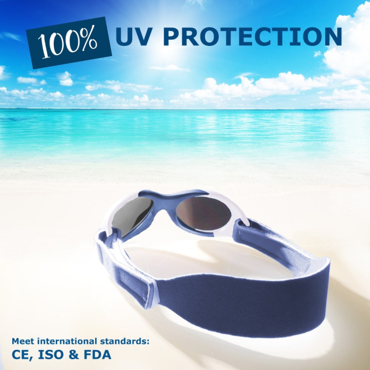 Παιδικά Γυαλιά Ηλίου Baby Surfer Mausito - Λευκό Μπλε