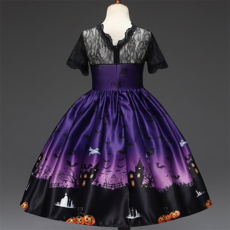 Purple Costume Dress for Halloween