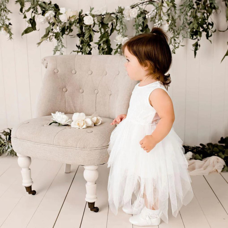 Λευκό - Φορεματάκι Παιδικό