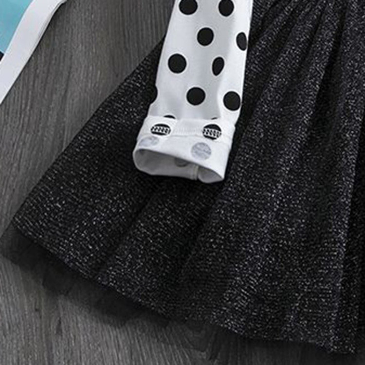 Παιδικό Φορεματάκι πουά Άσπρο