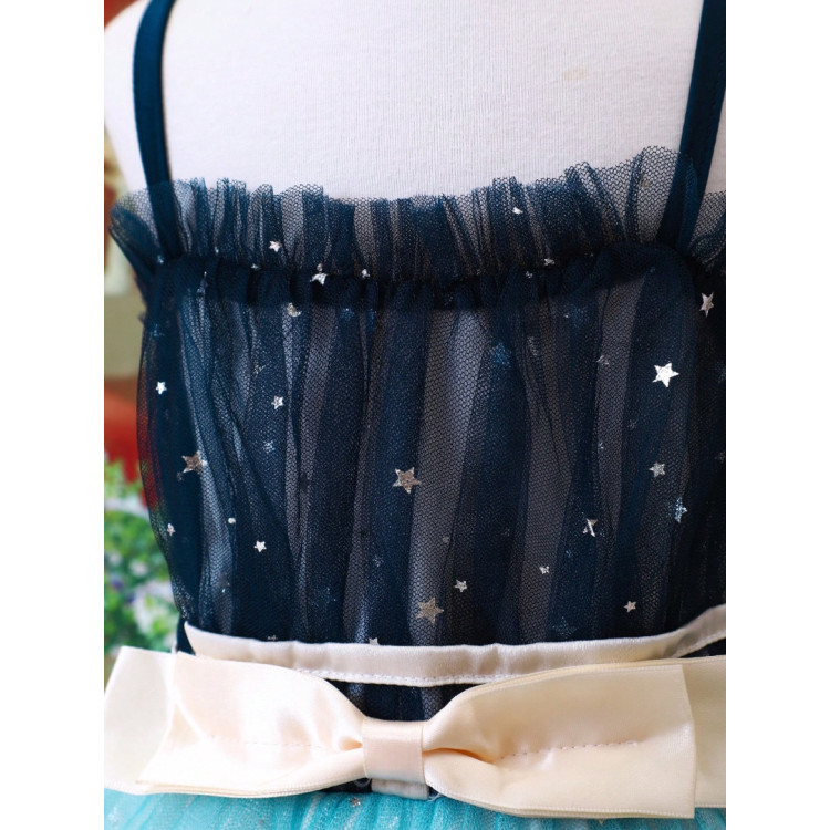 Φόρεμα για γάμο ή πάρτι Παιδικό - Γαλάζιο