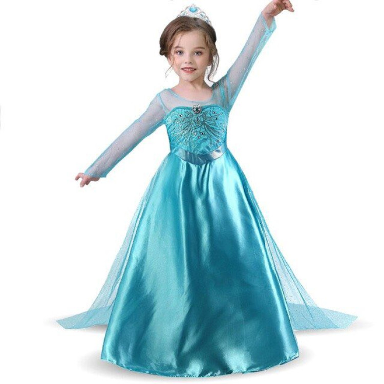 Princess Elsa Frozen Dress Blue