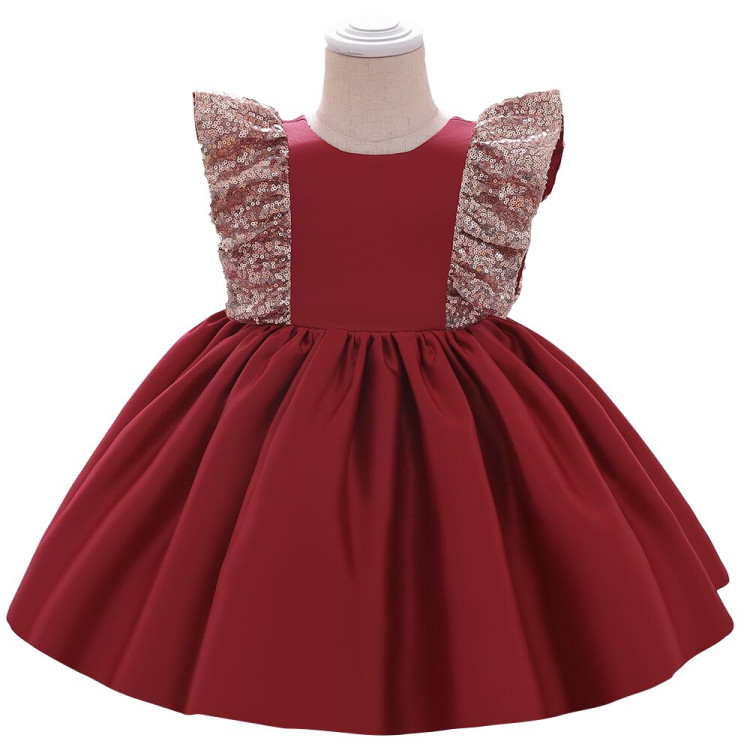 Βρεφικό Φορεματάκι για Πάρτι ή Events Μπορντό