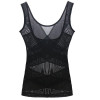 Μαυρός Κορσές μπλουζάκι σύσφιξη σώματος