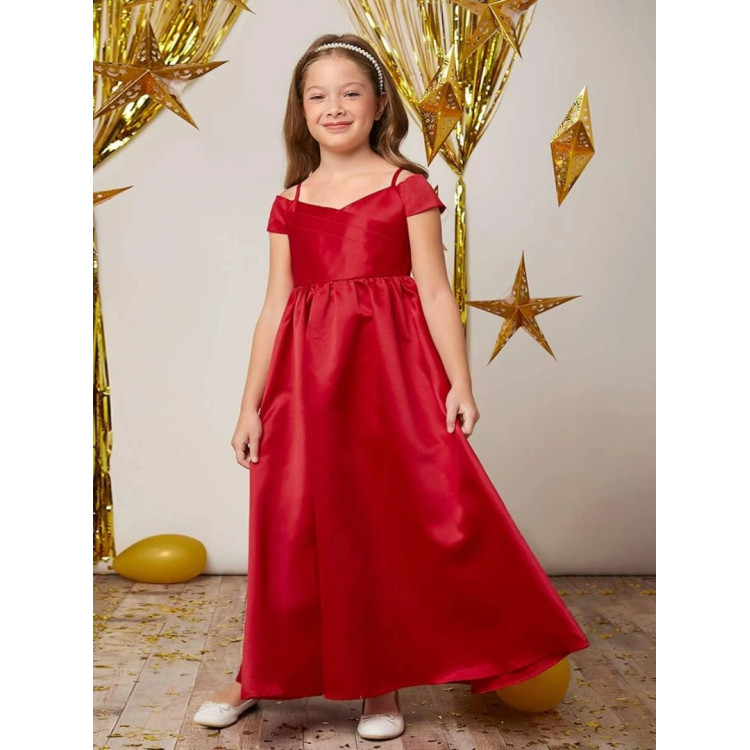 Φόρεμα Παιδικό μακρύ για πάρτι - Κόκκινο