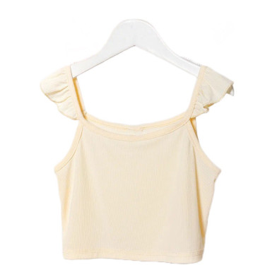 Φανέλα με Τιράντα σε χρώμα Κρεμ