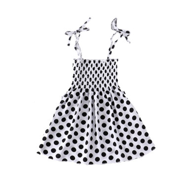 Φορεματάκι Παιδικό Πουά - Λευκό 