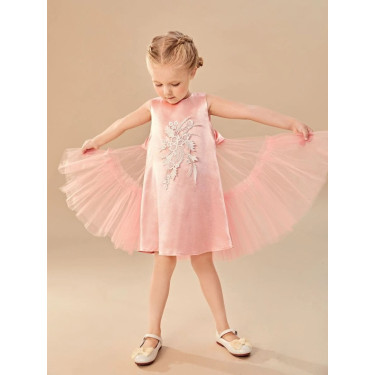 Butterfly Φορεματάκι Παιδικό - Ροζ