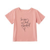 Pretty Letter Print BE YOUR OWN KIND OF BEAUTIFUL Love Tee - Pink