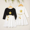 Golden Stars Παιδικό Φορεματάκι - Μαύρο Golden Stars Παιδικό Φορεματάκι - Μαύρο