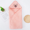 Cartoon hooded Spa Towel bathrobe beach towel - Pink