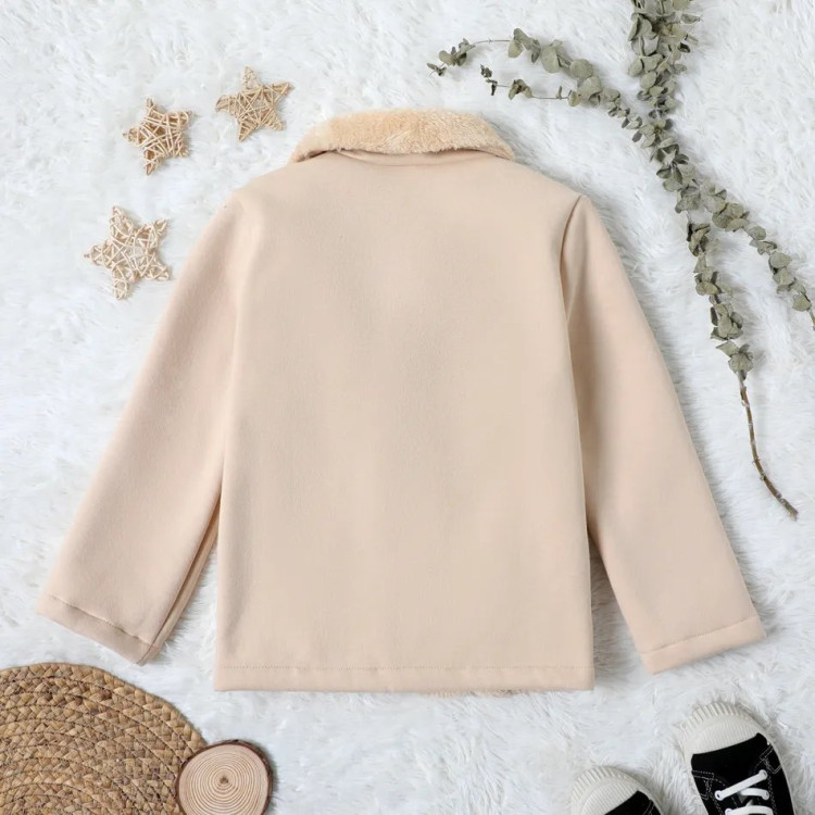 Παιδικό παλτό σε χρώμα μπεζ