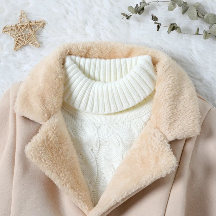 Παιδικό παλτό σε χρώμα μπεζ