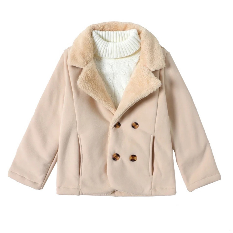 Παιδικό παλτό σε χρώμα μπεζ