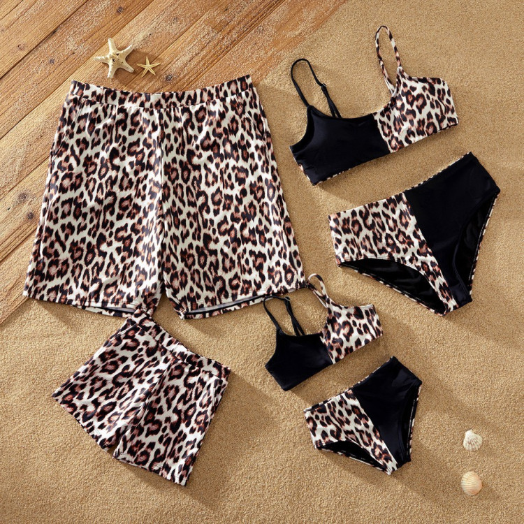 Παιδικό μαγιό Leopard Μαύρο για κοριτσάκια Παιδικό μαγιό Leopard Μαύρο για κοριτσάκια