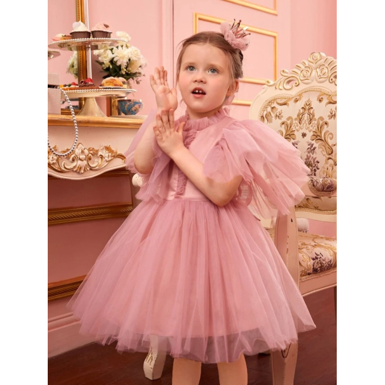 Φορεματάκι Παιδικό Butterfly - Ροζ