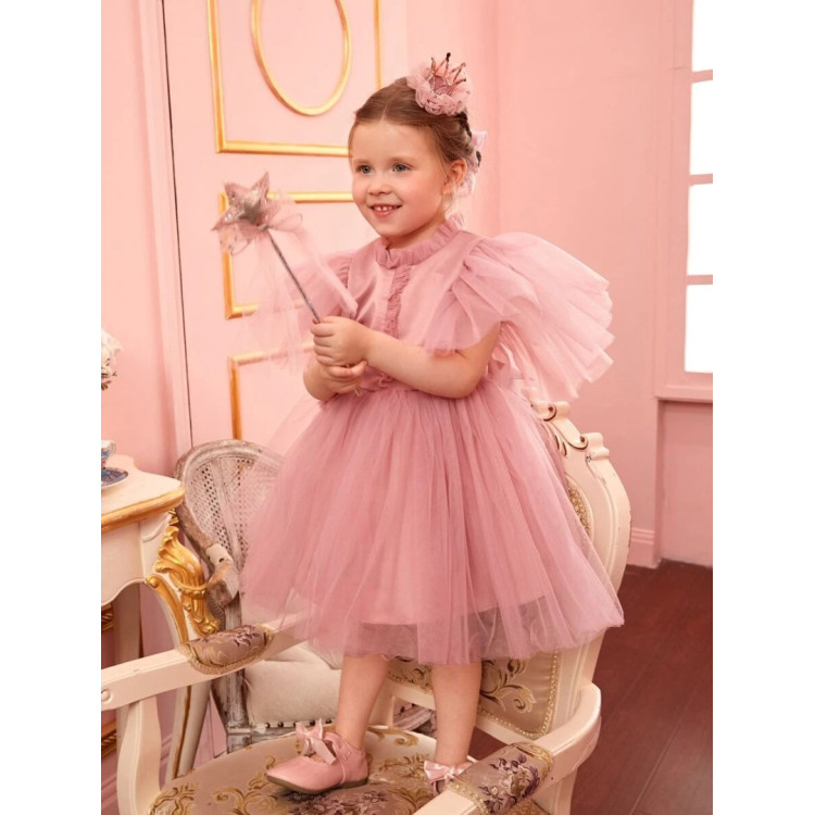 Φορεματάκι Παιδικό Butterfly - Ροζ