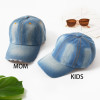 Denim Cap for parents and kids - Blue