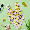 Stylish Fruit Print Swimsuit