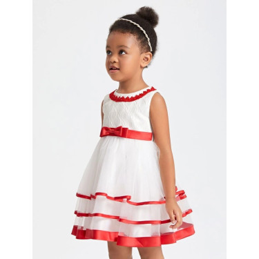 Φόρεμα Παιδικό για πάρτι - Λευκό