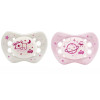 Set of 2 Glow soothers Night Pink