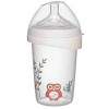 First moments wide-neck Owl bottle 270 ml 0+
