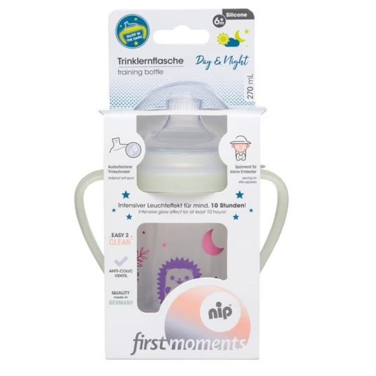 Παγουράκι πλαστικό εκμάθησης που φωσφορίζει την Νύχτα - Σκατζοχοιράκι 270 ml 6+