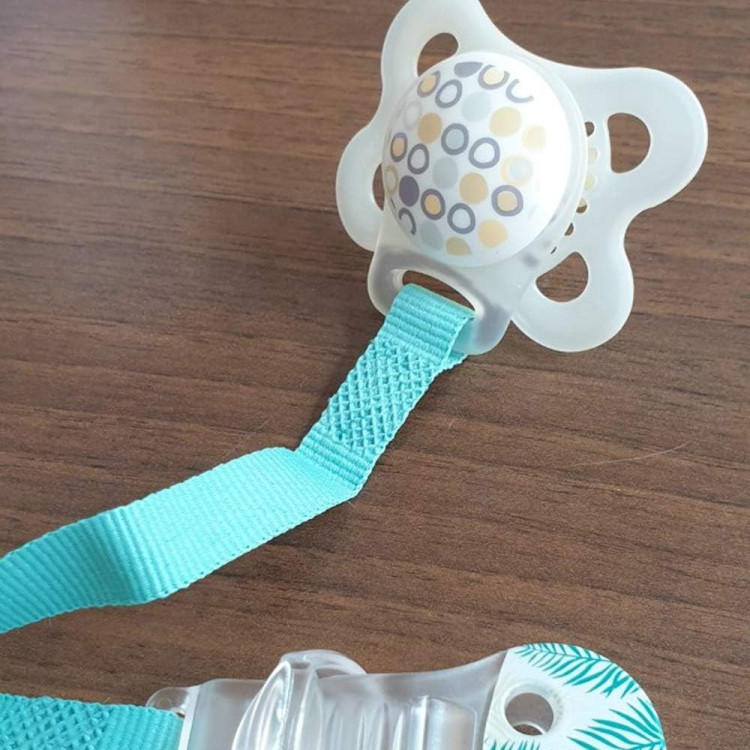 Nip Pacifier band Dummy strap with hook - Green