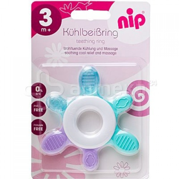 Nip - Μασητικό Οδοντοφυίας Teething Ring Πράσινο