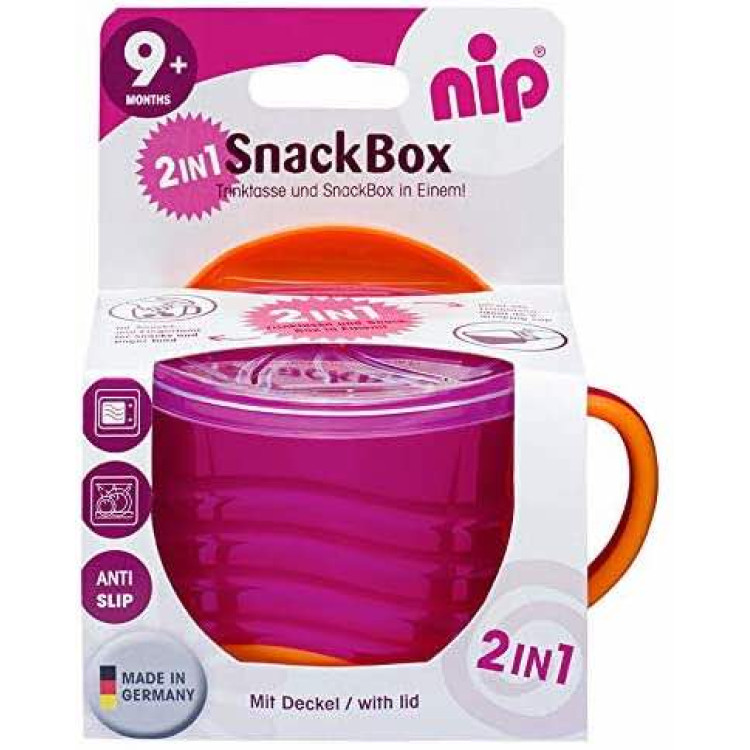 Παιδικό κυπελλάκι Φαγητού 2 σε 1 Ροζ