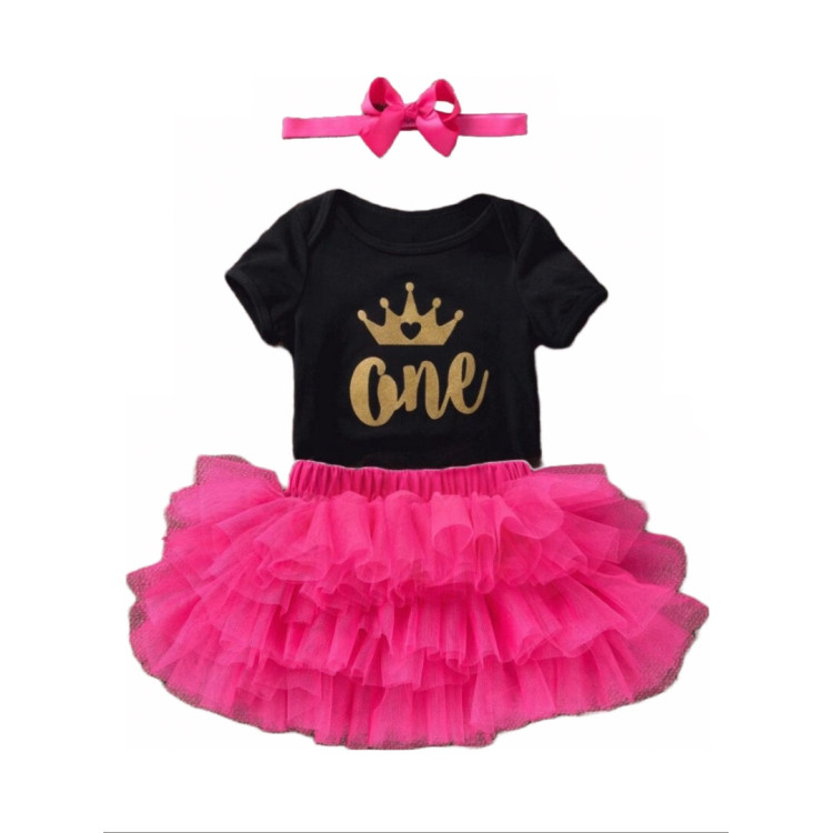 Φούξια Με Μαύρο - Bρεφικό σετ First Year