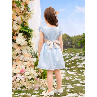 Φορεματάκι παιδικό για Πάρτι - Γαλάζιο