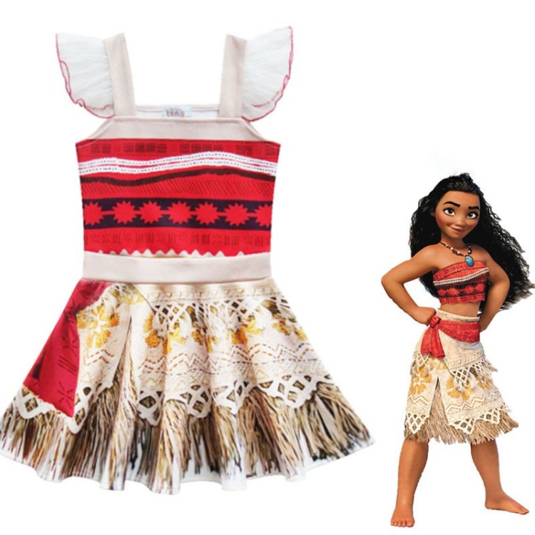 Πριγκίπισσα της θάλασσας Στολή παιδική - Κόκκινη