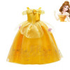 Πριγκίπισσα Mπελ παιδική στολή Κίτρινη