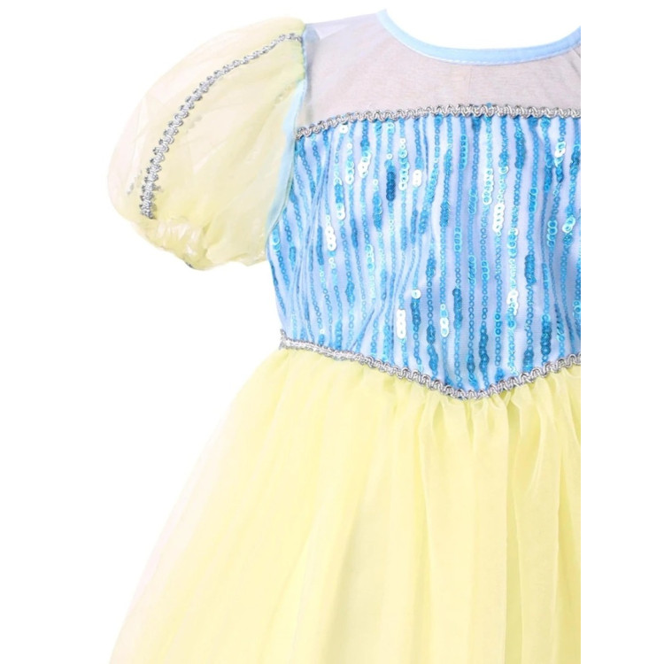 Μικρή χιονάτη στολή παιδική Κίτρινη