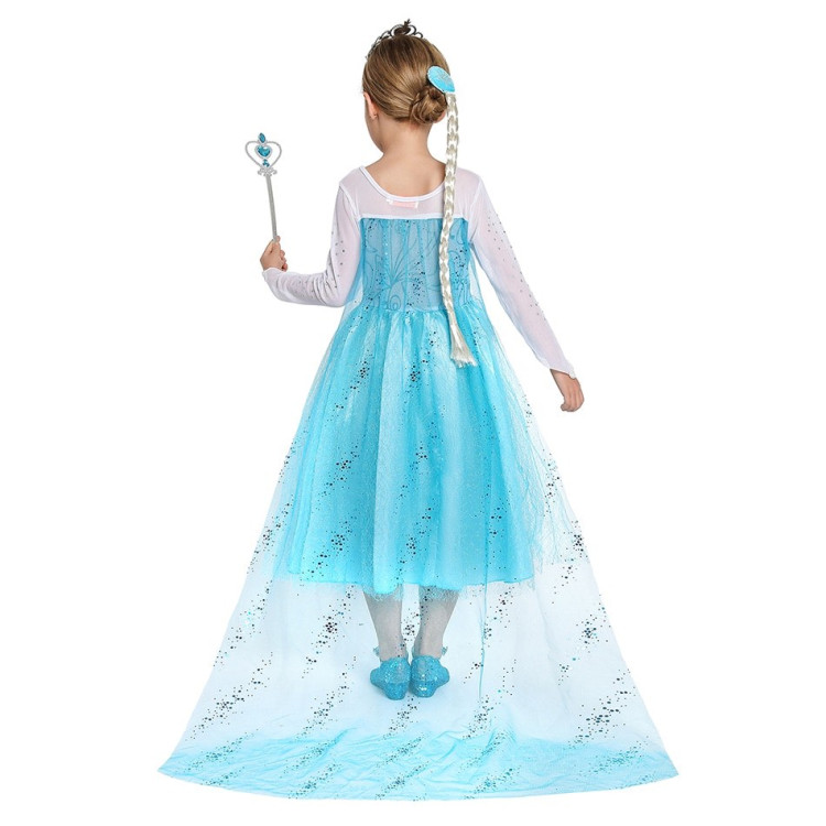 Princess Elsa Frozen Dress for girls Blue